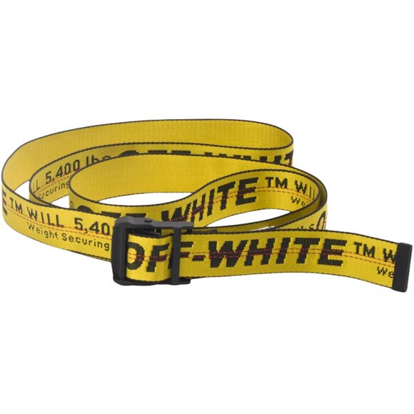 OFF-WHITE Industrial Belt, Yellow/Black